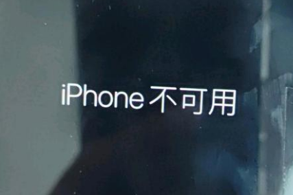 涟源苹果服务网点分享锁屏界面显示“iPhone 不可用”如何解决 