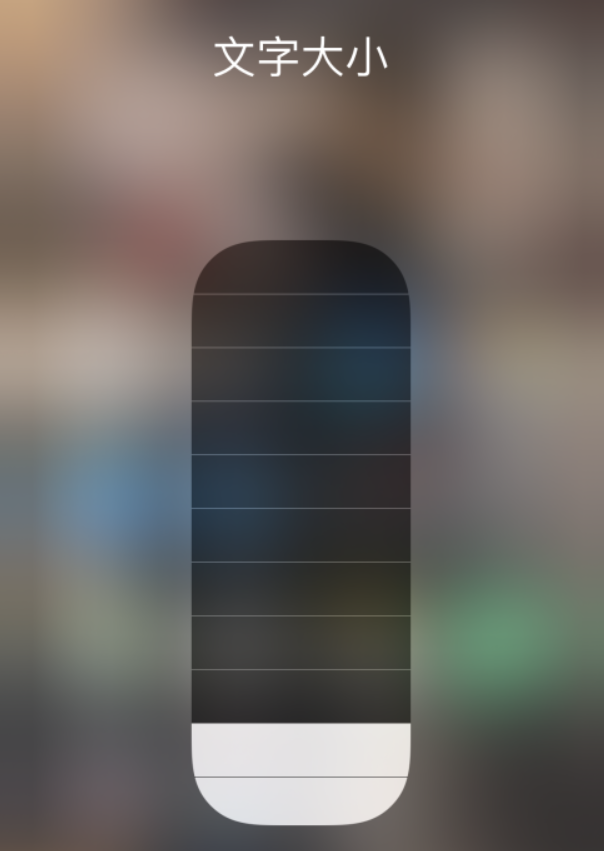 涟源苹果手机维修分享小技巧：在 iPhone 控制中心快速调节字体大小 