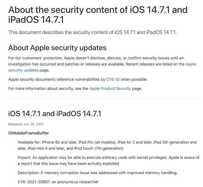 涟源苹果手机维修分享iOS 14.7.1 正式版更新内容及升级方法 